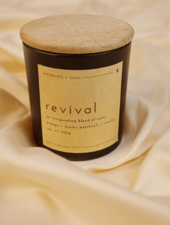 Revival - Sweet Orange + Vanilla + Patchouli | Scented Soy Candle